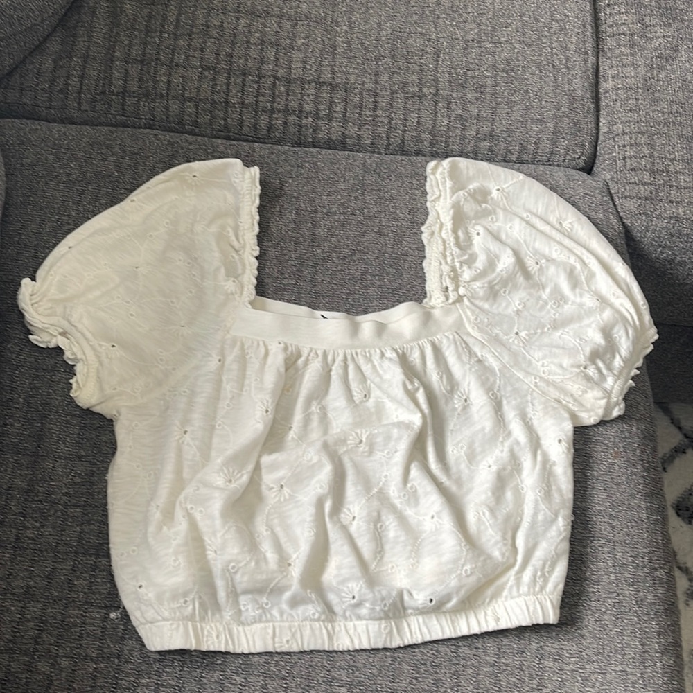 Cropped American Eagle Blouse
